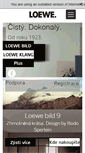 Mobile Screenshot of loewe.cz